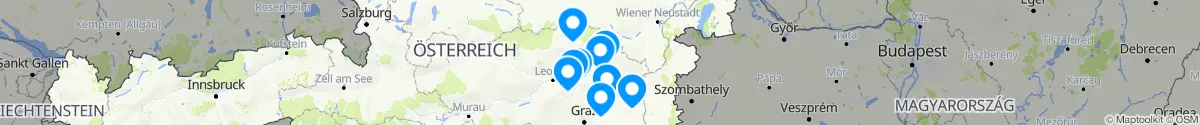 Kartenansicht für Apotheken-Notdienste in der Nähe von Mürzzuschlag (Bruck-Mürzzuschlag, Steiermark)